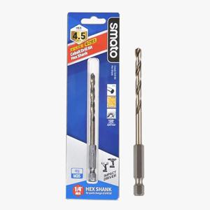 코발트 드릴(육각생크) 절삭 피삭 타공 임팩 드라이버 기리 1/4 낱개 4.5mm