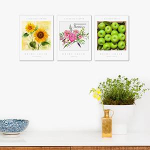 2219하이디 쥴리아-풍수그림-3개세트 /캔버스천 폼보드액자 우드노프레임 컨템포라리아트