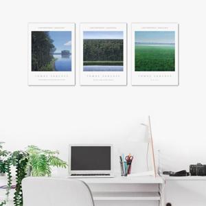 2230토마스 산체스-구름사고-3개세트 /캔버스천 폼보드액자 우드노프레임 컨템포라리아트