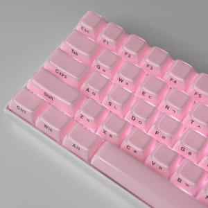 글로링 젤리 푸딩 크리스탈 반투명 한글각인 키캡 OEM PC 기계식 키보드 독거미 키캡