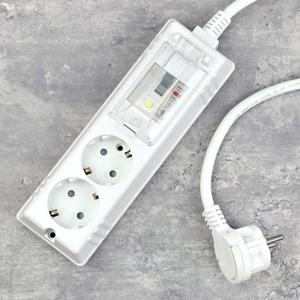 고용량 고전압 대용량 4000W 납작 플러그 콘센트 건조기 김치 냉장고 멀티탭 2구