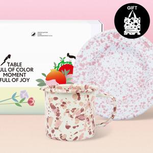 D19 샐러드 플레이트 1P + C11 머그 1P (4color)