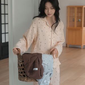 J'eu 체리 요루면 파자마 잠옷 세트  3color, 2size