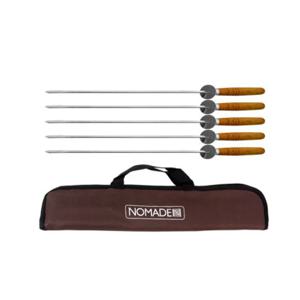 원목 바비큐 꼬치구이 세트 1열 5P 스텐 가방O