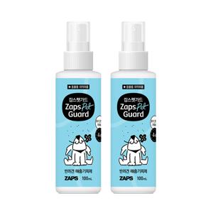 반려견 산책필수품 잡스펫가드 100ml 진드기 모기 기피제 2개