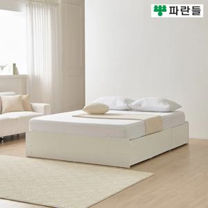 파란들가구 E0목재 LPM 무헤드 3서랍수납 슈퍼싱글/퀸 침대프레임
