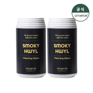온예록 올인원 청소 세정 롤티슈 45매 2개 스모키휠