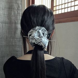 히데코 오리엔탈 스크런치 곱창 머리끈 헤어슈슈