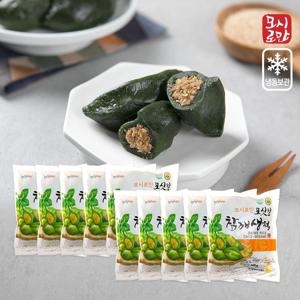모싯잎 참깨 생떡(송편) 10봉