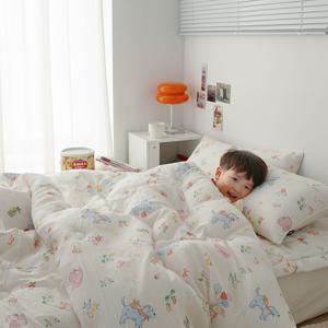 보들보들 유아안전인증 모달 100% 밀크모달 차렵이불 T/SS