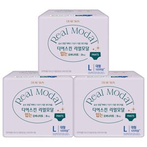 디어스킨 리얼모달 입는오버 대형 8P X 3팩