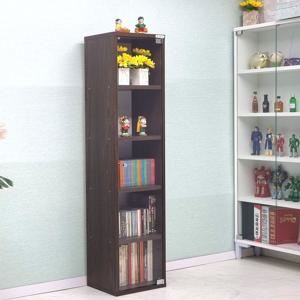 모던1200 장식장 유리문 5단 dvd 진열장 수납장 만화책 틈새장 30cm