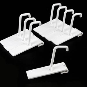 디스플레이 후크고리 디피용고리 철망용 고리 화이트