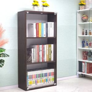 모던1200 장식장 유리문 3단 진열장 수납장 책장 공간박스 틈새장 60cm