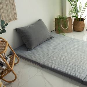 3단 접이식 요매트 토퍼 매트리스 바닥 침대 매트 싱글 S