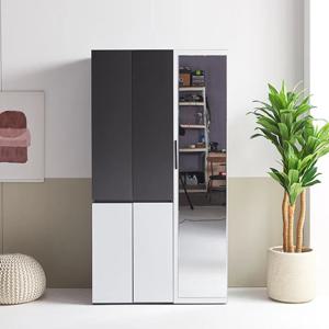 긴 장롱 옷장 1000 컬러 광폭 행거 세트