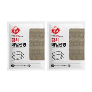 CJ굿딜 김치메밀전병1.2Kg x 2개