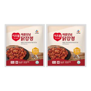 CJ이츠웰 매콤양념닭강정500g x 2개