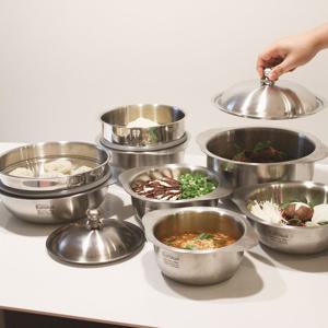 베어쿡 통3중 양수냄비 전골 찜냄비 무연마냄비 전해세척 스텐냄비