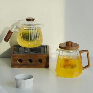 감성적인 디자인 내열유리 티포트 주전자 500ml