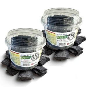 국내산 탈취 참숯 210g 장담그기 밥할때 숯 천연탈취제 습기제거 1+1