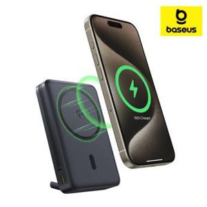 베이스어스 qi2 맥세이프 보조배터리 노모스 고속 충전 3in1 C타입 10000mAh