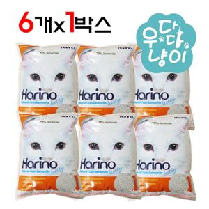 하리노 무향 4L 6개입 벤토나이트모래