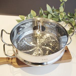 BRk 스마트프로피 36cm 웍 인덕션겸용 스티머 찜기