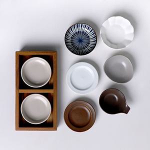 다한 우드 2칸 트레이 소스볼 찬기 세트 18종 택1