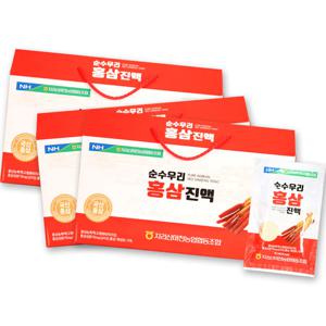 순수우리 홍삼진액 70ml*30포 3팩