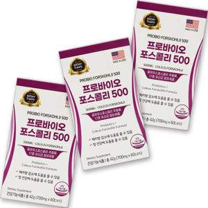 프로바이오 포스콜리 500 700mg*60정 3팩
