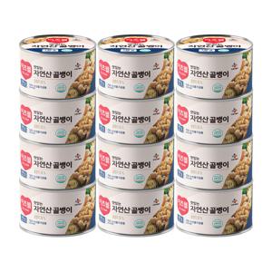 CJ이츠웰 자연산 맛있는 골뱅이캔140g x 12캔