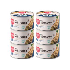 CJ이츠웰 자연산 맛있는 골뱅이캔140g x 6캔