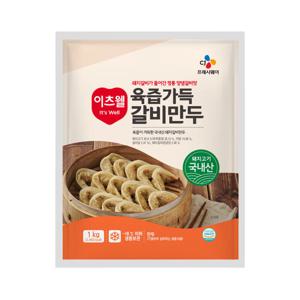 CJ이츠웰 육즙가득갈비만두1Kg