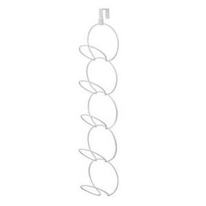 s487 5단 도어훅 벽걸이 모자걸이 행거 화이트 9029A