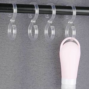 싱크대 파이프 고리 투명 8p 욕실투명고리 투명봉고리