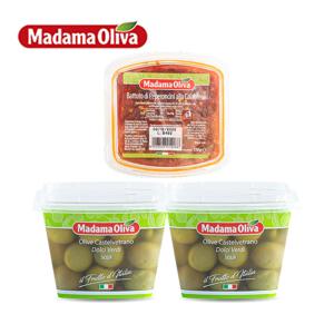 냉장 그린카스텔 베트라노 올리브 480g 2개 + 다진 칼라브브리즈 페퍼 150g 1개