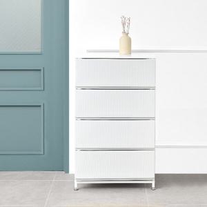 트렌디 심플 철제 서랍장 500_4단 4colors