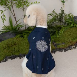 강아지옷 중형견 대형견 용포 한복 세자감색 (B007_B_NB)