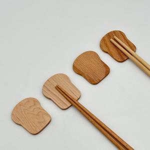 식빵 수저받침 단풍나무 참나무 귀여운 원목 커트러리 주방용품