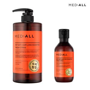 두피 청정 탈모 비듬 완화 약산성 샴푸 800ml+100ml 시트러스향