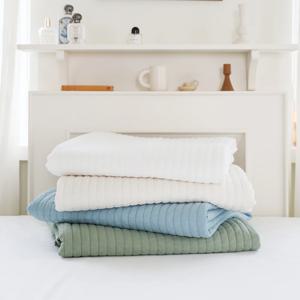 내몸에 찰떡 피그먼트 워싱 60수 순면 아사면 이불 겸 스프레드 SS Q K 4color