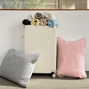 1+1 3초 퀵 밴딩 피그먼트 워싱 60수 순면 베개커버 50x70 9color