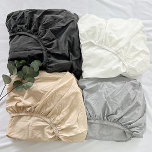 사계절 피그먼트 워싱광목 30수 순면 침대커버 매트리스커버 SS Q F 4color