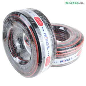국산 흑고압 고무호스 25mm 40M 흑편사 홍일 물호스 농업용 가정용 정원 세차