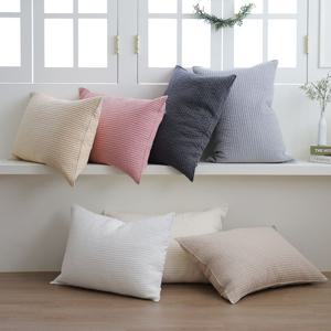 베이직 피그먼트 워싱 60수 순면 아사면 누빔 베개커버 40x60 50x70 7color