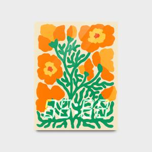 LED시계 California Poppies / 리브 리(Liv Lee)