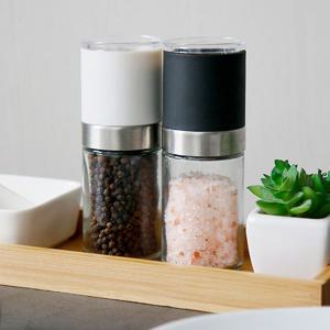 1+1 소금 참깨 통후추 그라인더 조미료통 120ml