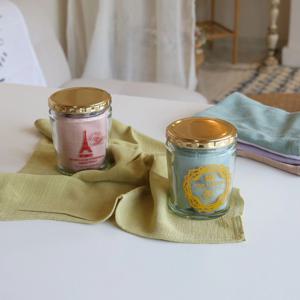 추석 선물세트 일본 다용도 밀폐 잼 유리병 380ml + 패브릭 냅킨 선물세트