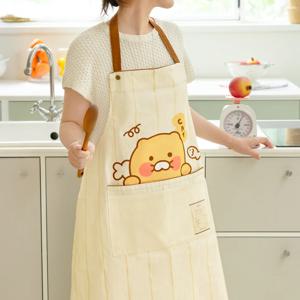 카카오프렌즈 춘식이 전신형 앞치마 카페 주방 예쁜 면